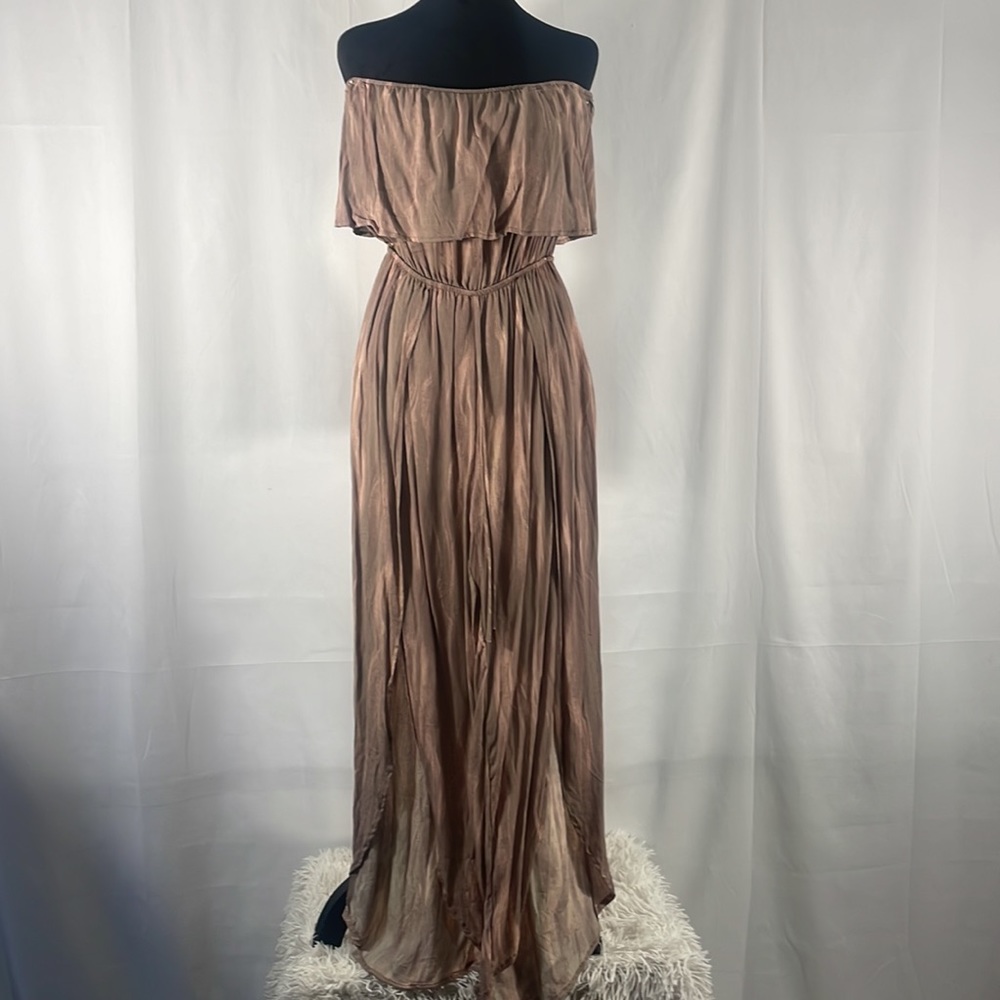 Mocha,Rose,Sleeveless,tube top onesie pant suit,jumpsuit,romper,small - Picture 13 of 13